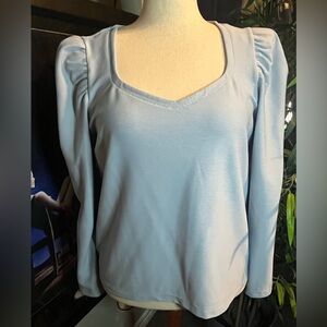 Nine West Light Puff Sleeve Blouse